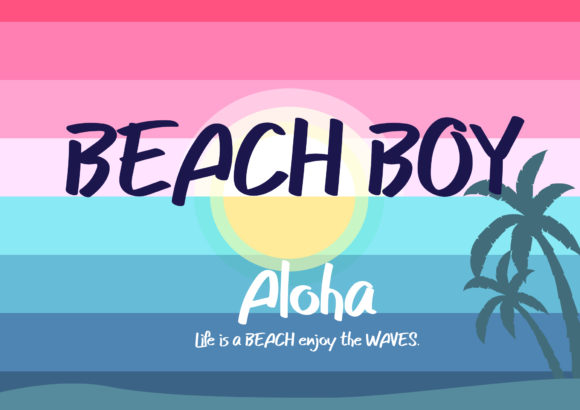 Bring Charm to Your Creations with Beach Boy Font