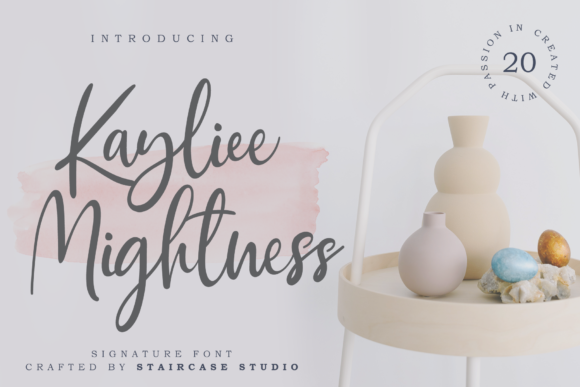 Bring Charm to Your Creations with Kayliee Mightness Font
