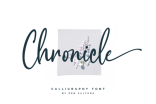 Chronicle: A Versatile Script Font for Elegant Branding
