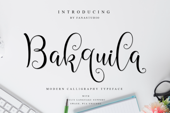 Discover Bakquila: A Stylish Handwritten Font for Crafters