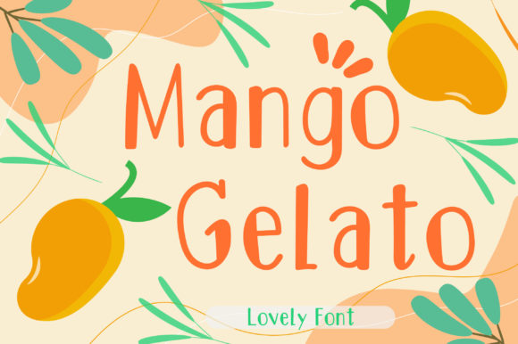 Discover Mango Gelato: A Charming Handwritten Font