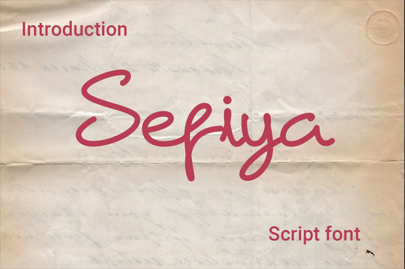 Discover the Elegance of Sefiya: A Perfect Handwritten Font