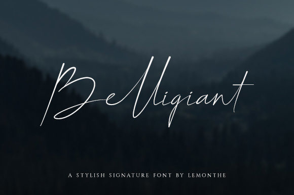 Enhance Your Brand with Belligiant: A Signature Font