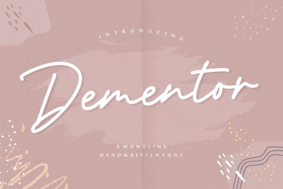 Enhance Your Brand with Dementor: The Elegant Handwritten Font