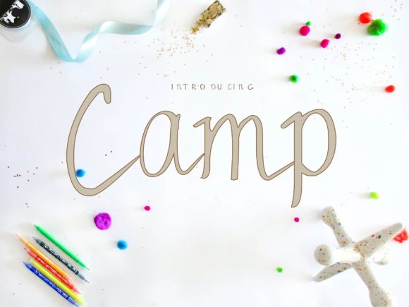 Enhance Your Web Design with Camp: A Delicate Handwritten Font
