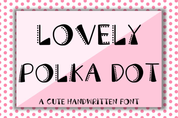 Enhance Your Web Design with Lovely Polka Dot Font