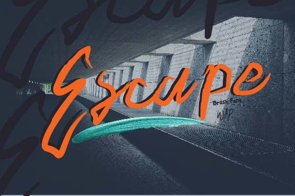 Escape: A Handwritten Font for Creative Web Design