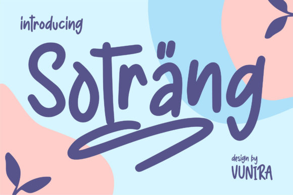 Exploring Sotrang Font for Creative Projects