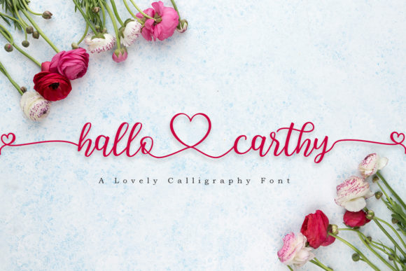 Hallo Carthy: The Handwritten Font for Modern Marketers