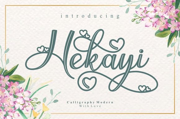 Hekayi: A Handwritten Font for Elegant Editorial Design