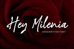 Hey Milenia: A Stylish Script Font for Your Brand