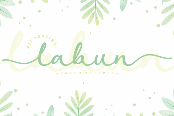 Labun: A Handwritten Font for Elegant Web Design