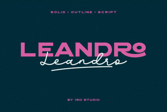 Leandro: The Perfect Trio Font for Craft and Design