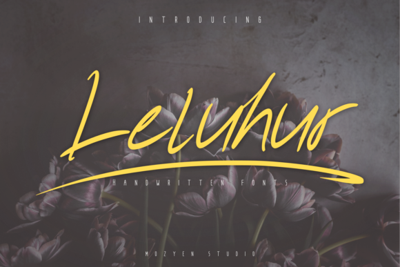 Leluhur: A Handwritten Font for Elegant Branding