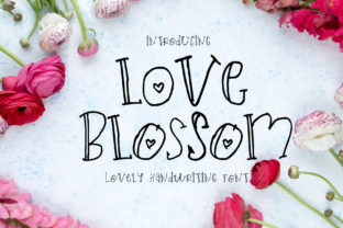 Love Blossom: A Handwritten Font for Editorial Charm