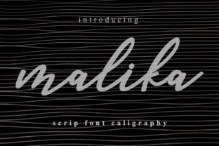 Malika: Elevate Your Web Design with a Stunning Script Font