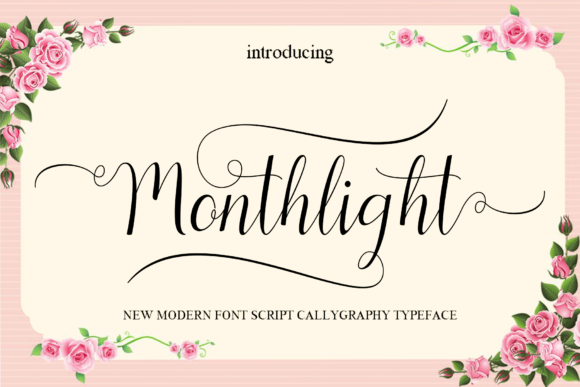 Monthlight: A Playful Script Font for Engaging Web Designs