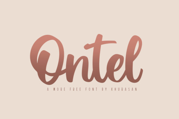 Ontel: A Modern Handwritten Font for Web Design