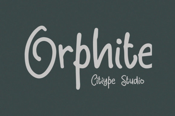 Orphite: The Handwritten Font for Professional Branding