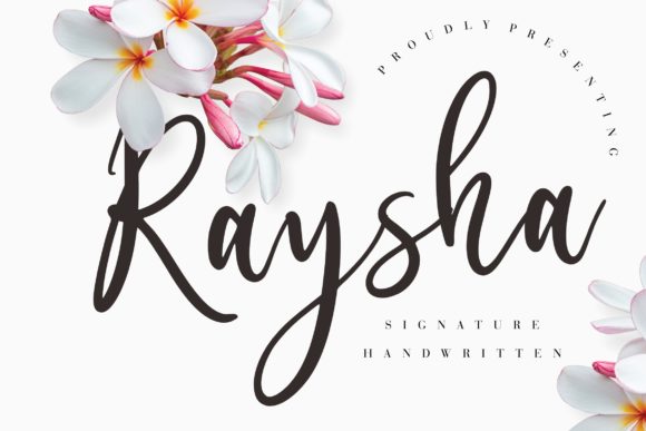 Raysha: A Handwritten Font for Elegant Campaigns