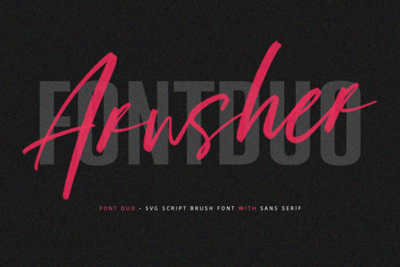 Transform Your Brand with Arusher: A Versatile Font Duo