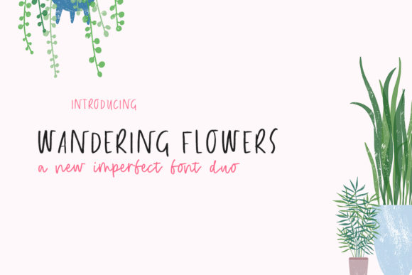 Wandering Flowers: A Versatile Font for Crafters and Creators