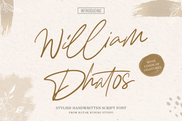 William Dhatos: A Versatile Font for Editorial Design