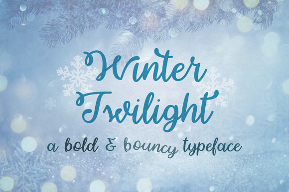 Winter Twilight: A Charming Script for Elegant Designs